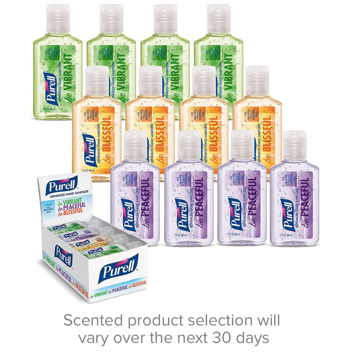 Hand Sanitizer Gel Variety Travel Pack 12ct x 1oz by Purell – 1 Fl Oz (Pack of 12), Clear, Pack of 12, Model 3901-24-CMRMETRY