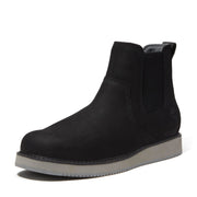 Men's Redwood Edge Chelsea Boot by Timberland – 8.5 Wide, Leather, Black Nubuck