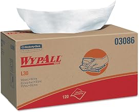 Wypall L30 Wipers, 10 x 9 4/5, White, 120/POP-UP Box, 10 Boxes/Carton