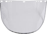 Jackson Safety Face Shield Window for Headgear, 9 in. x 15.5 in. x .040 in, PETG, Bound, Clear, 50 Units/Case, 28962