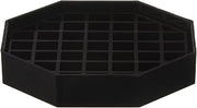 Winco Medium, Black (Pack of 4) | Easy to clean grid, Great for Beverage Stations, Spill Containment, Counter Protection and Drink Service