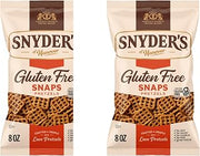 Snyder's of Hanover Gluten Free Snaps Pretzels, 8 Oz Bag (Pack of 2)