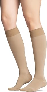 JOBST Maternity Opaque Compression Knee High Stockings, Closed Toe, 15-20 mmHg Moderate Support for Swollen Legs During Pregnancy