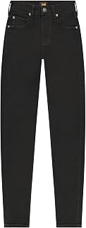 Lee Women's Scarlett High Jeans, Black, 33W / 33L