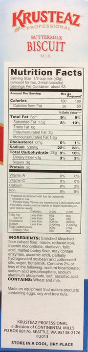 5 Pounds Biscuit Mix (One Unit) by Krusteaz – 80 Ounce (Pack of 1)