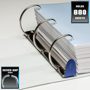 3 Ring Binder 4 Inch by Wilson Jones – 4-Inch, 4 inches, Polypropylene, Black, Model W86641
