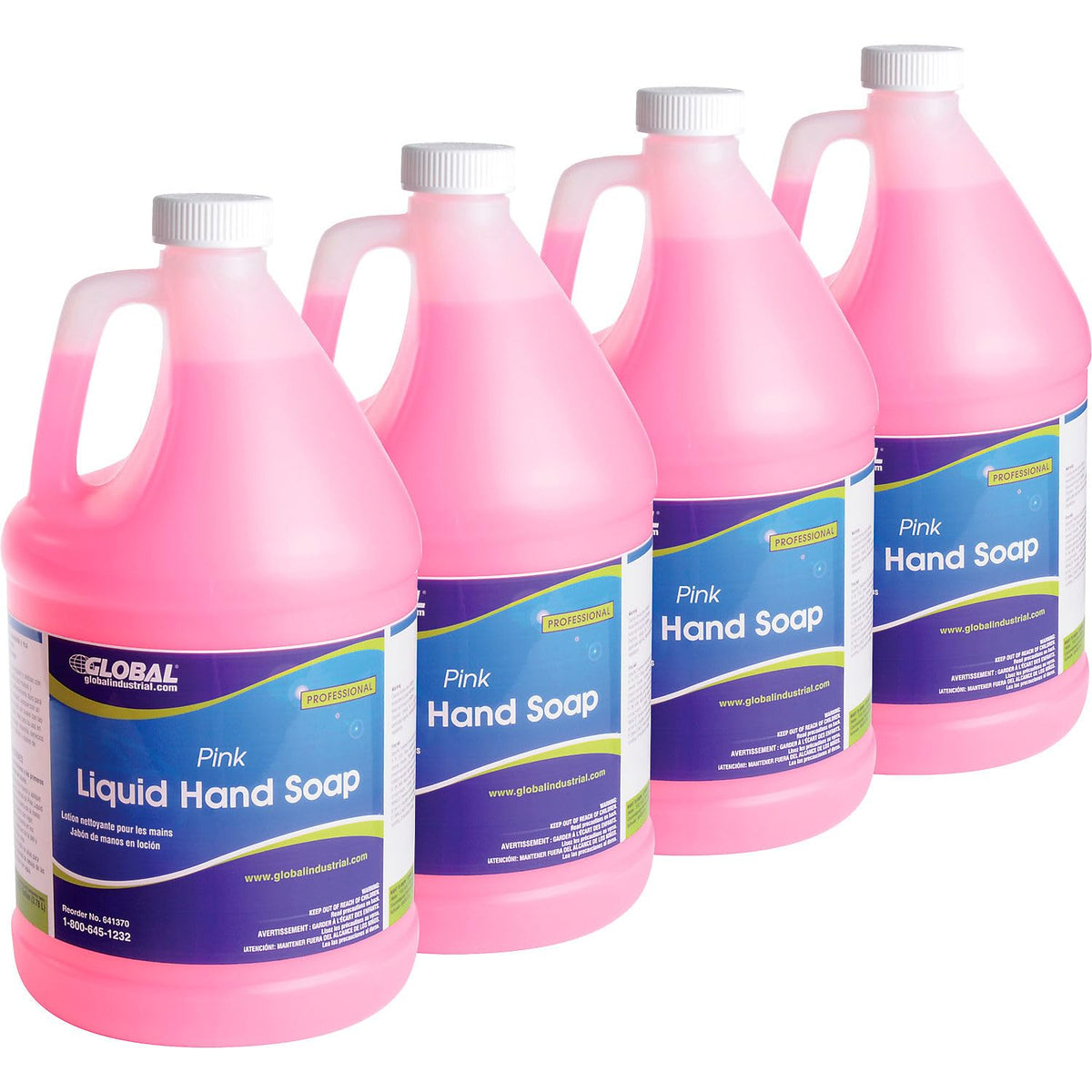 Global Industrial Liquid Hand Soap by Sim Imports – 128 Fl Oz (Pack of 1), Pink, Model 641370