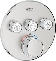 GROHE Grohtherm Smartcontrol Thermostat for Concealed Installation with 3 Valves Supersteel 29121DC0