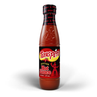 Hotter Hot Sauce - 6 Ounce by Texas Pete – 6 Fl Oz (Pack of 1), Model TPHotter06