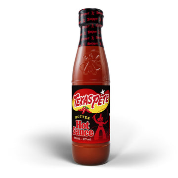 Hotter Hot Sauce - 6 Ounce by Texas Pete – 6 Fl Oz (Pack of 1), Model TPHotter06