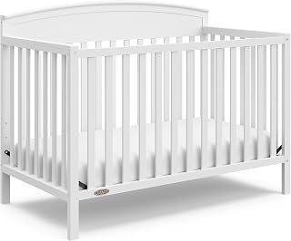 Graco Benton 5-in-1 Convertible Crib, White