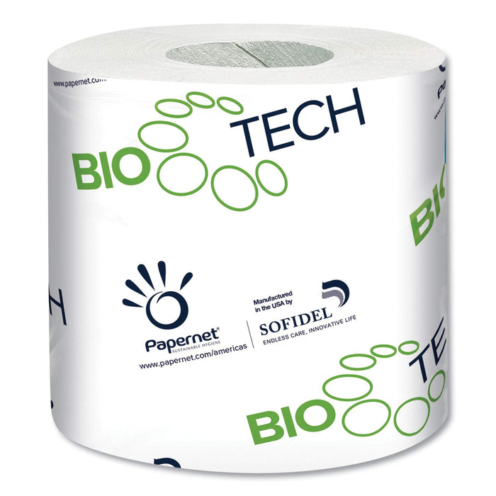 Papernet 415596 BioTech Toilet Tissue, Septic Safe, 2-Ply, White, 500 Sheets/Roll, 96 Rolls/Carton