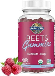 Garden of Life Organic Beet Gummies, Raspberry Flavored, 30 Servings
