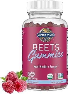Garden of Life Organic Beet Gummies, Raspberry Flavored, 30 Servings