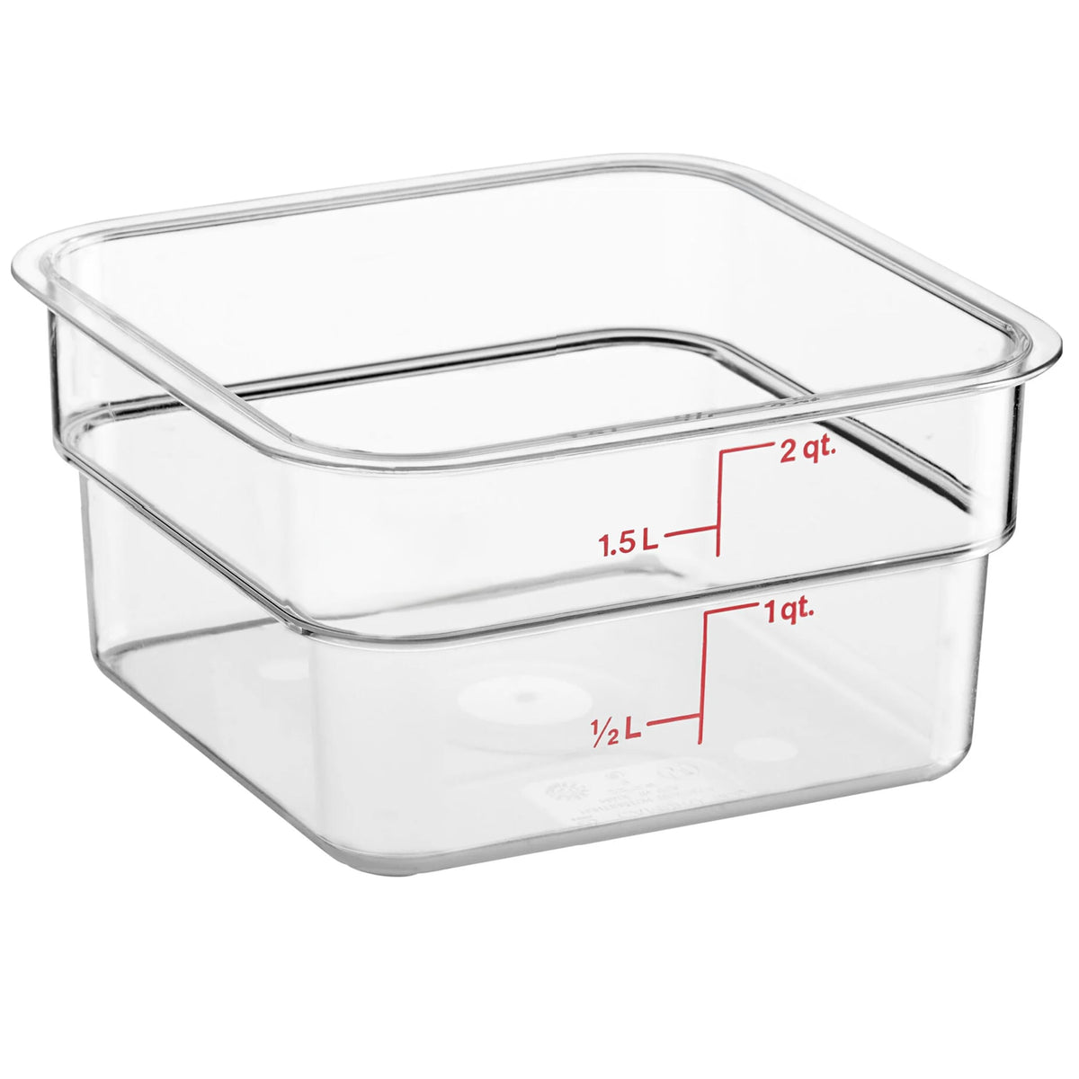 Cambro Clear / 2 QT / 1 Container Sets