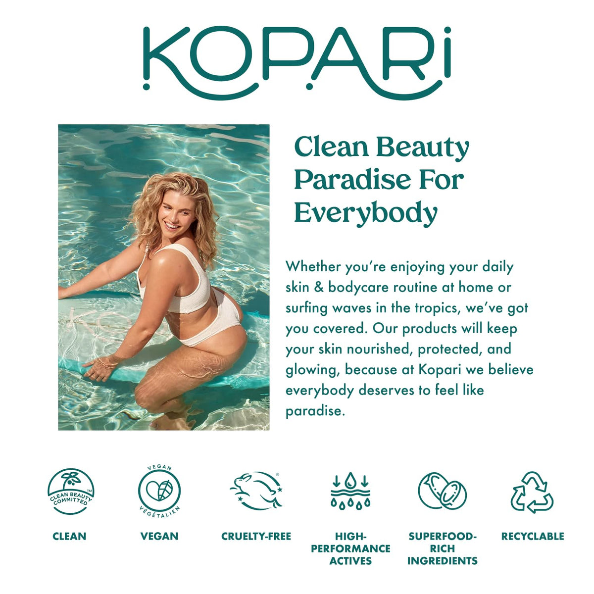 Performance Plus Aluminum-Free Deodorant by Kopari – 2.2 Ounce (Pack of 1)