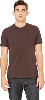BELLA+CANVAS Bella + Canvas Unisex Jersey Short-Sleeve T-Shirt - BROWN - L - (Style # 3001C - Original Label)