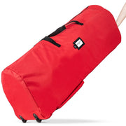 Handy Laundry Tree Storage Bag With Wheels, 9 Ft, Red