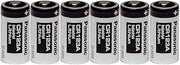 Panasonic Industrial CR123A Lithium Battery 3V 6 Pack