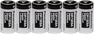 Panasonic Industrial CR123A Lithium Battery 3V 6 Pack