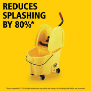 Rubbermaid Commercial Products Yellow / 35 Qt / Mop Bucket&Wringer Buckets