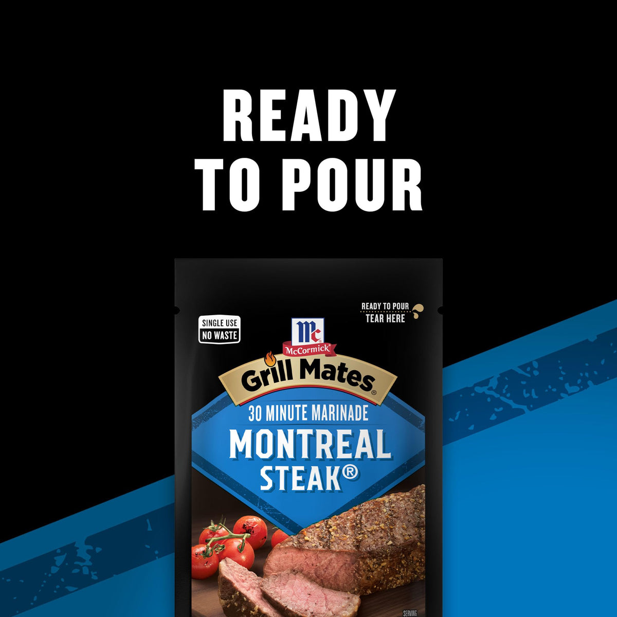 McCormick Montreal Steak 30 Minute Marinade by Grill Mates – 5 Fl Oz (Pack of 1), Model 052100033662