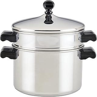 Farberware Classic Series Stack 'n' Steam Sauce Pot and Steamer, 3-Quart