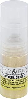 Roxy & Rich Edible Hybrid Sparkle Dust Pump, 4 Grams Soft Gold