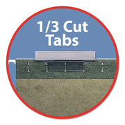 Hanging File Folder with Tab by SMEAD – 25 Count (Pack of 1), Paper, Green, Model 64035