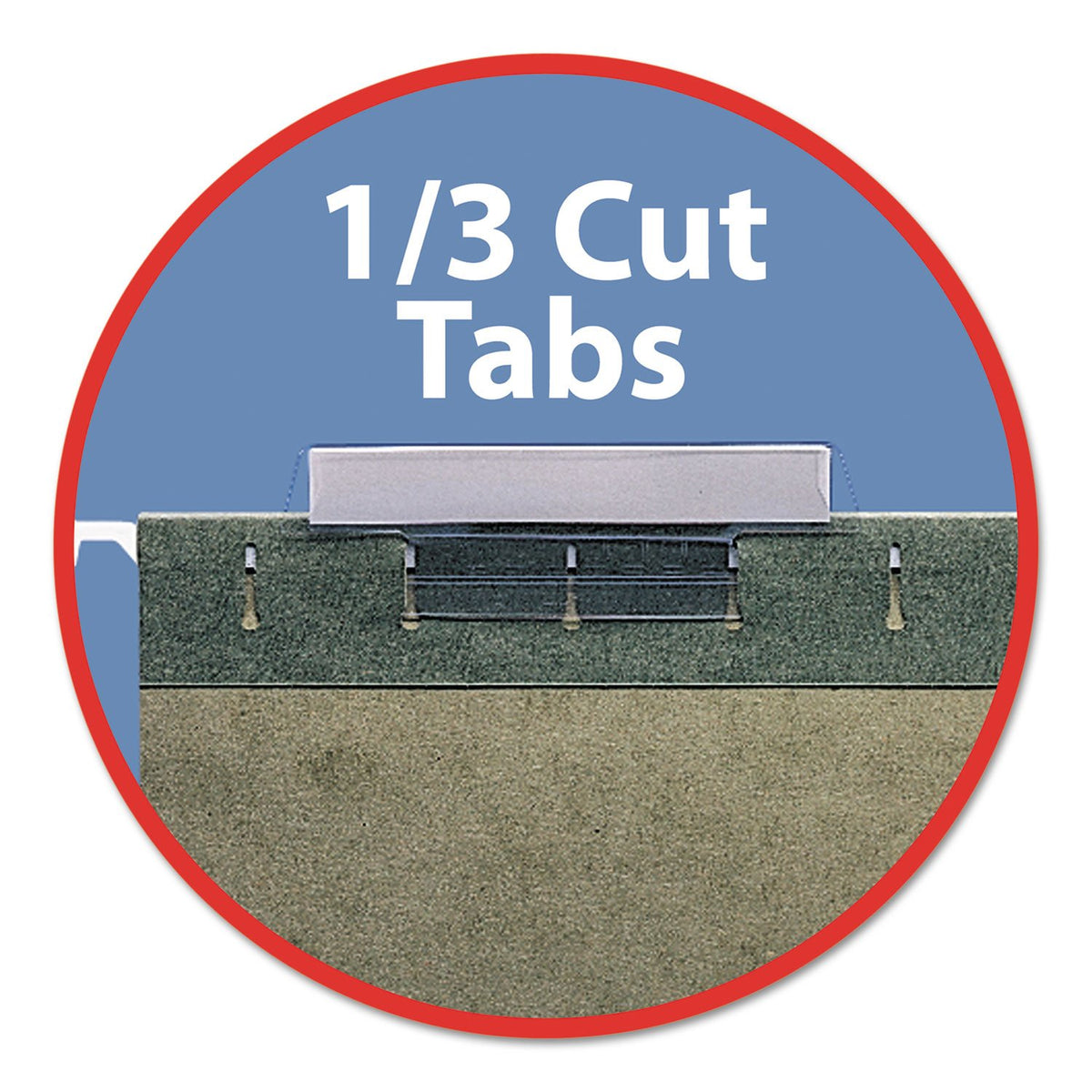 Hanging File Folder with Tab by SMEAD – 25 Count (Pack of 1), Paper, Green, Model 64035