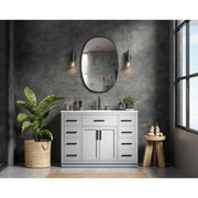 Alden Bathroom Vanity Grey by Lighting Design – Wood, Grey, Model 5608633