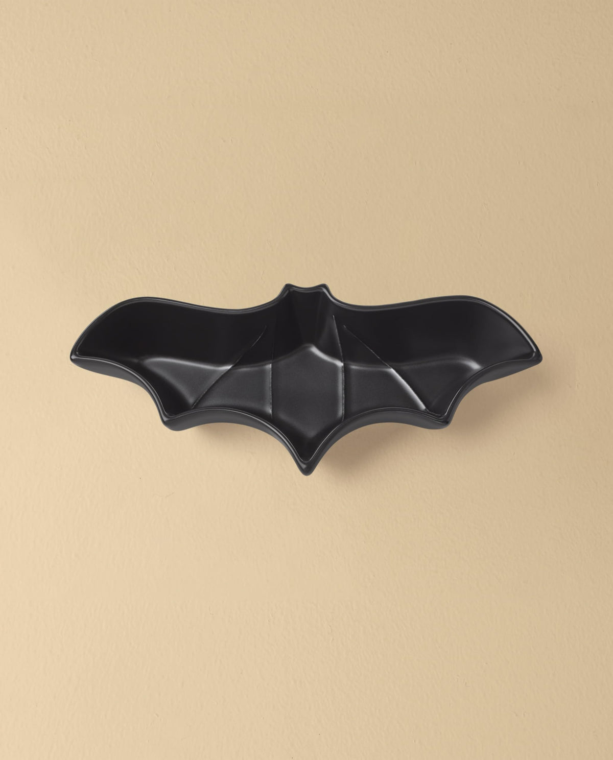 Halloween Bat Candy Dish by Lenox – 1 Count, 11 fluid_ounces, Porcelain, Black, Model 899240