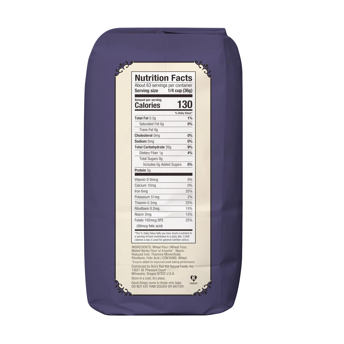 Bob's Red Mill 5 Pound (Pack of 1) / 4 / 1 Wheat Flours & Meals