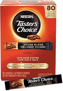 Nescafe Nescafé 15782 Taster's Choice Stick Pack, Premium Choice, 80/Box