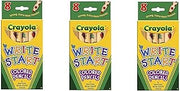 Bulk Buy: Crayola Write Start Colored Pencils 8/Pkg 68-4108 (3-Pack)
