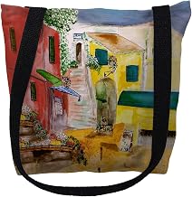 Betsy Drake TY148S 13 x 13 in. Paris Bistro Small Tote Bag