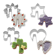 Set Cookie Cutters Cup 4Pcs by Westmark – A, Stainless Steel, Pack of 4, Model 31962260