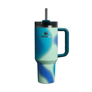 STANLEY Turquoise Pattern (Coastal Teal) / 40 Ounces / Quencher H2.0 FlowState Tumbler Tumblers