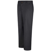 Women's Plain Front Cotton Work Pant by Red Kap – Cotton, Black, Model PC45BK 14 28
