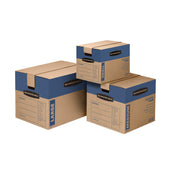 15-Pack Medium Prime HD Moving Boxes with Reinforced Handles by Bankers Box – 15 Pack, Cardboard, 15-Pack, Model 0062805