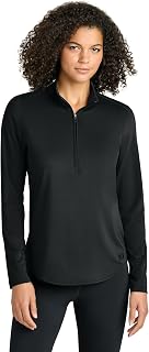 OGIO Women's Regain 1/2-Zip - Lightweight Athletic Pullover, Breathable & Moisture Wicking UPF 50+ Base Layer