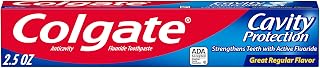 Colgate Cavity Protection Travel Toothpaste with Fluoride, ADA Accepted, TSA Approved Size - 2.5 Ounce (6 Pack)