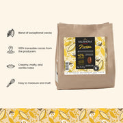 Premium French Baking Creamy Milk Chocolate Discs (Feves). JIVARA 40% Cacao. Easy Melt and Tempering. Hints of Vanilla and Malt. For Cookies by VALRHONA – 1kg