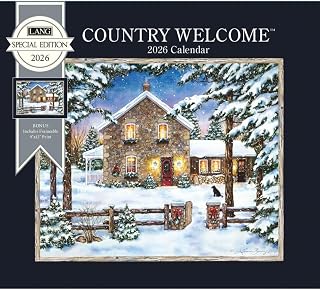 Lang, Country Welcome Special Edition 2026 Wall Calendar, 12.5'' X 14'', 12-Month Calendar with Stapled Binding