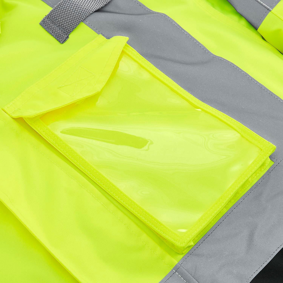 Hi-Vis Safety Bomber Jacket by Global Industrial – Polyester Quilted Lining, Lime Green, Model 641644LS