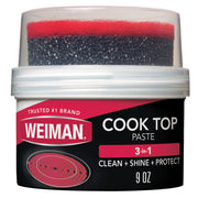 Cooktop Cleaner Paste by Weiman – 9 Ounce (Pack of 1), Glass, 9 Oz Single
