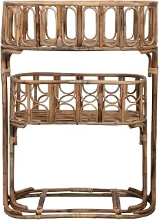 Creative Co-Op Handmade Woven Rattan Planters, Set of 2