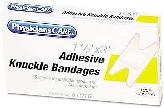 First Aid Only 1-009-001 Fabric Knuckle Bandages, 8/box