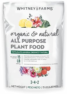 Scotts Company 10101-10001 Organic & Natural Plant Food, All-Purpose, 3-4-2, 4-Lbs. -Quantity 1