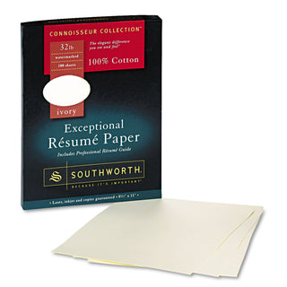 SOURD18ICF - 100% Cotton Resume Paper by Southworth – Cotton, Ivory